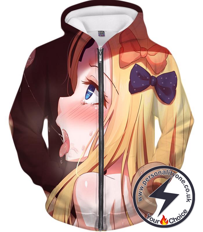 Ahegao Zip Up Hoodie Fate/Grand Order Abigail Williams (Abby)